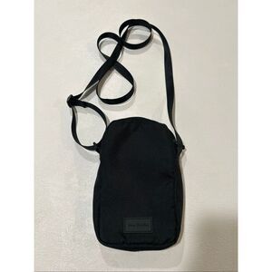 Vera Bradley Black Reactive Mini Crossbody Bag Floral Lining